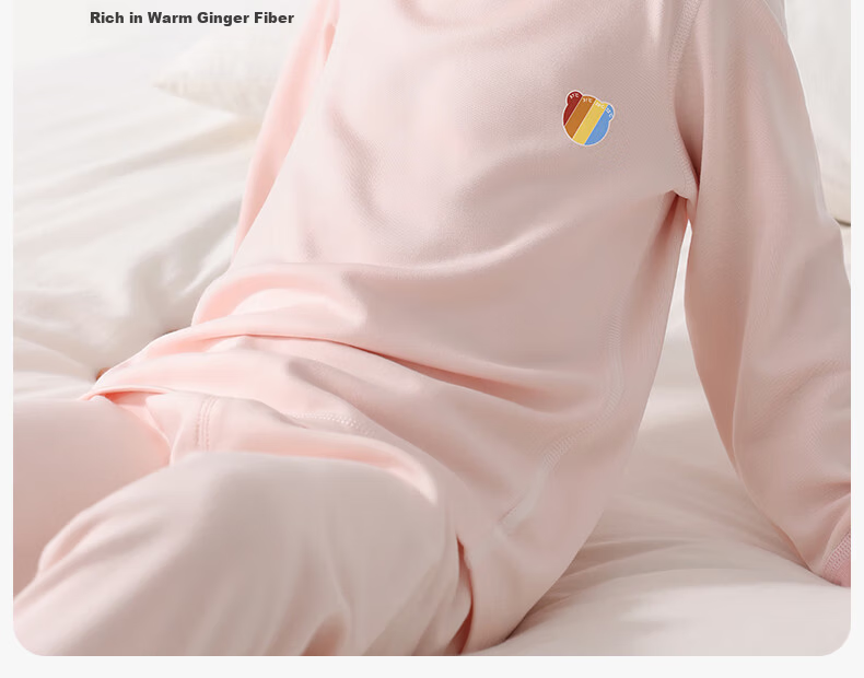 Beitais Kids Thermal Base Layer Shirt Spring Autumn Boys Girls Warm Ginger Heat Baby Single Warm Top Autumn Wear 11