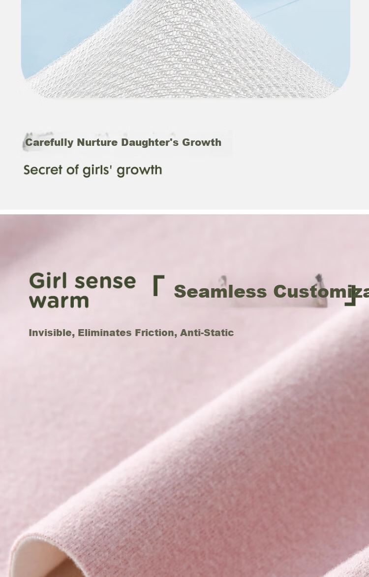GUJIN Girls' Developmental Warm Vest, Thermal Underwear for Elementary and Middle School Students, Girls' Bra 3-Pack 9
