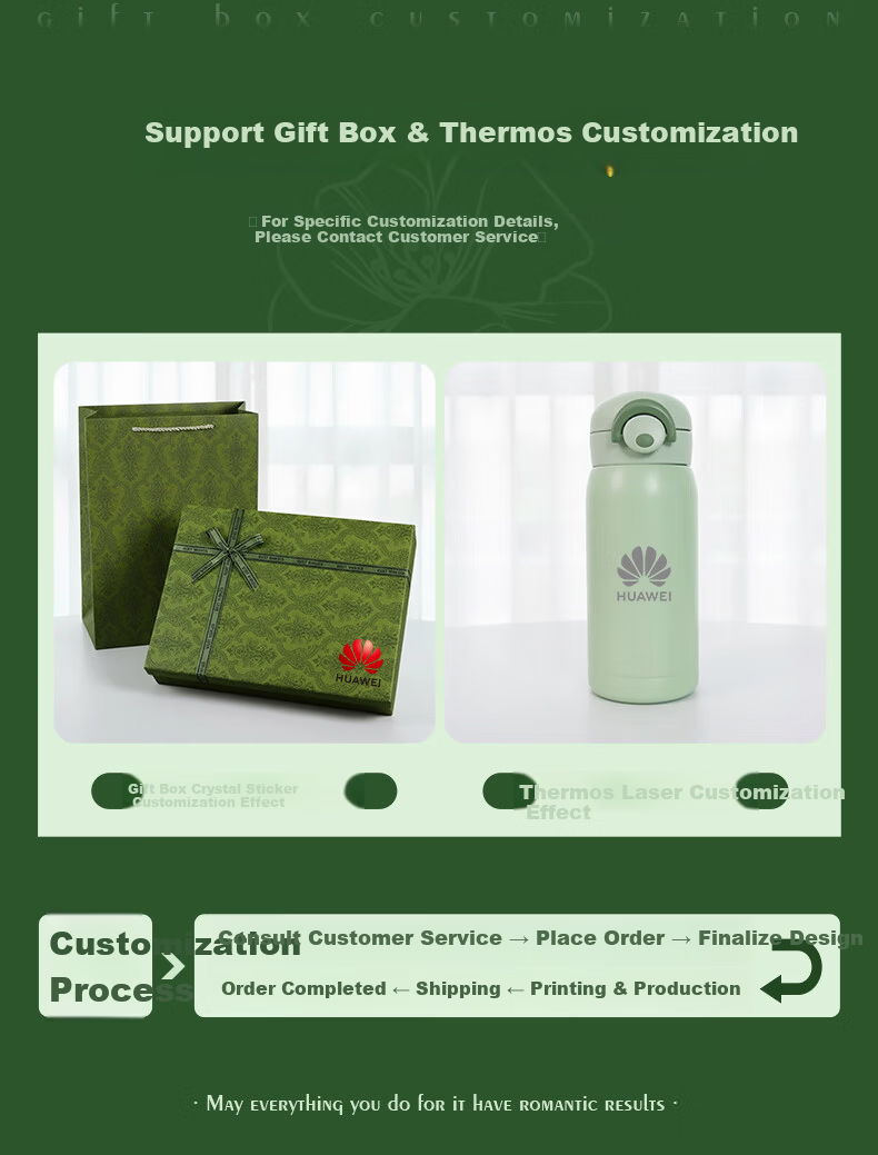Aishier Hand Gift for Employees Men and Women Nurses Mother's Day Birthday Practical Gift for Girls Insulated Water Bottle Gift Box 8