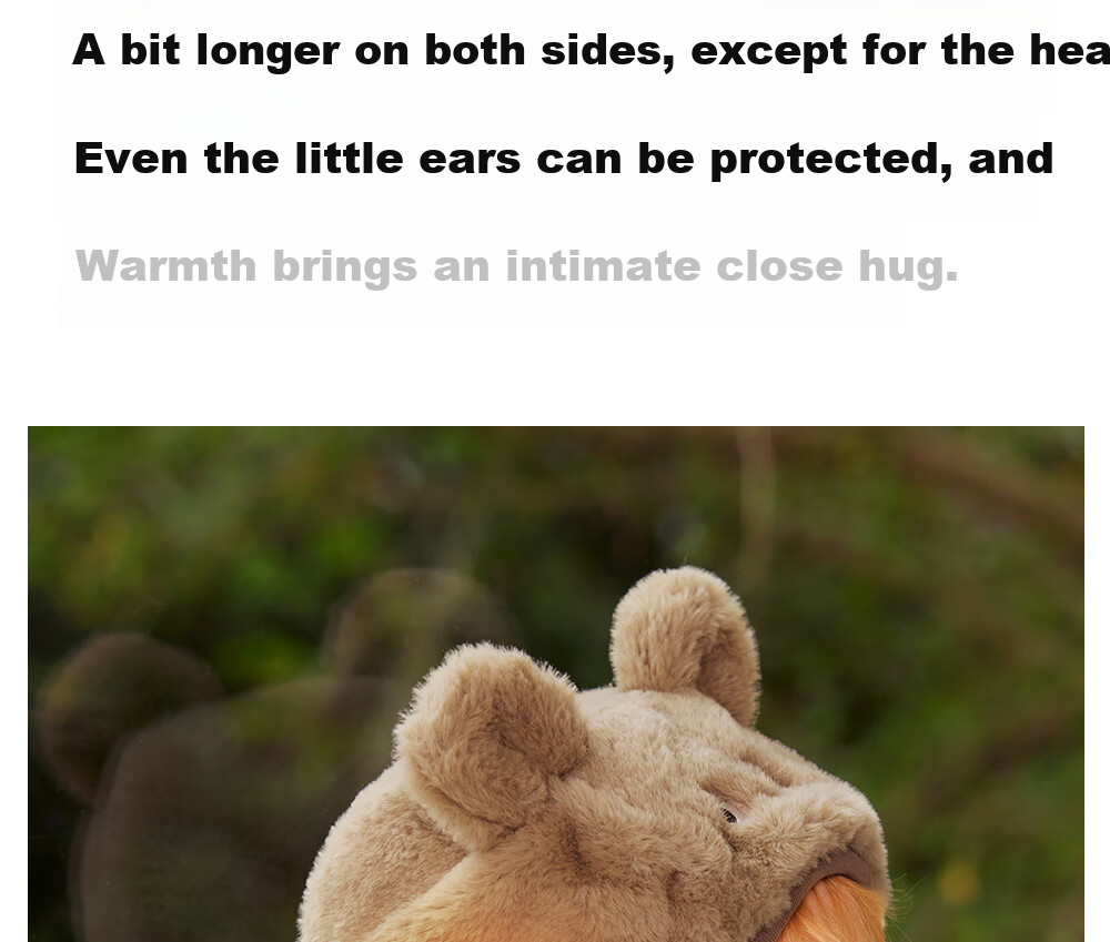 Beitais Baby Hat Autumn Winter Thickened Fleece Windproof Warm Plush Ear Protection Hat for Boys and Girls 11