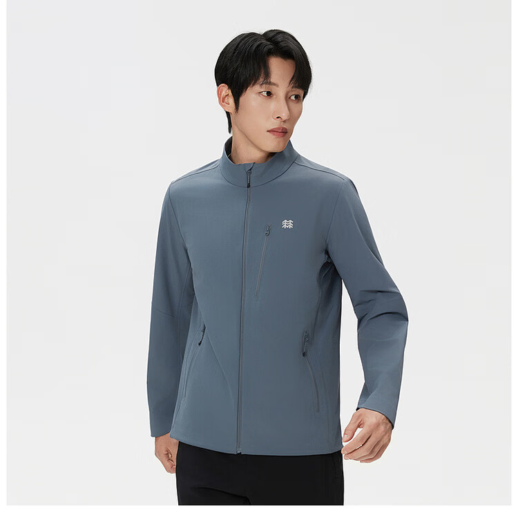KOLON SPORT Men's Outdoor Softshell Jacket Cooling Touch UPF50+ Windproof Black BK 2XL 8
