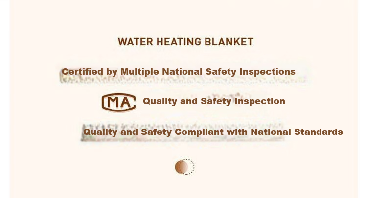 CHIGO [Water and Electricity Separation] Double Graphene Milk Velvet Water Circulation Electric Heated Mattress 1.8x2m 37