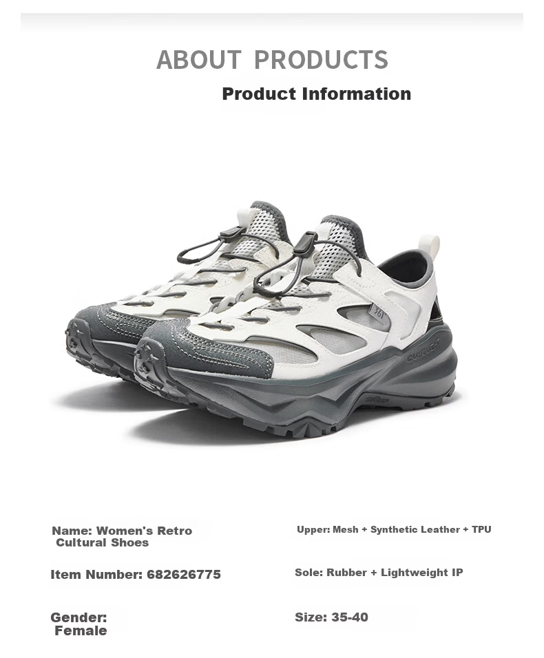 361° Women's Sports Sandals Summer New Outdoor Beach Casual Shock Absorption Soft Sole Water Shoes 682626775-4 31