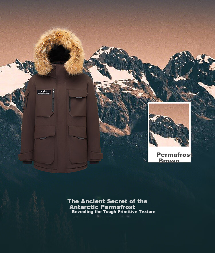 Bosideng 90% Down Jacket Unisex Couple Fashion Thickened Goose Down Large Fur Collar Mall Style Coat 6