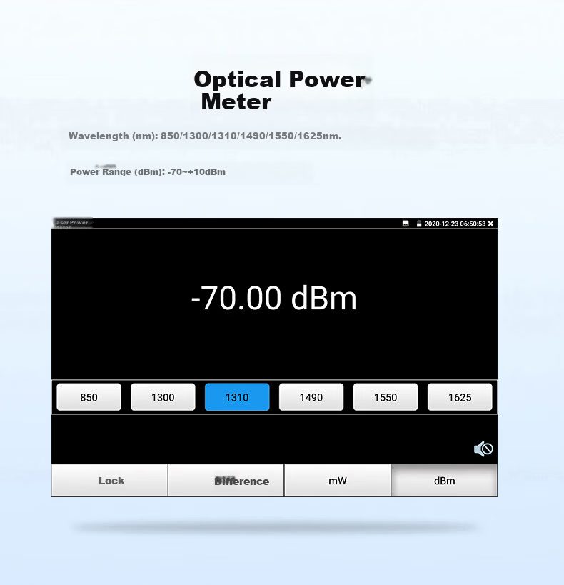 Wanglu Tong OTDR Engineering Multi-Function Fiber Optic Fault Locator Comprehensive Tester Cable Fault Breakpoint Optical Time Domain Reflectometer MT-6510 (1310/1550) 28|26dB 22