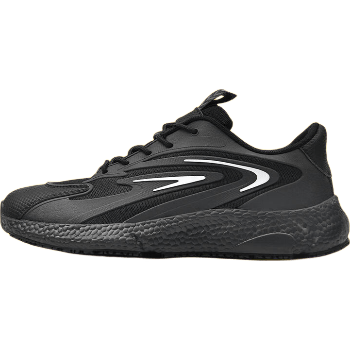 Chudun Men's Chef Shoes Non-Slip Waterproof Oil-Resistant Black Kitchen Work Shoes Size 44