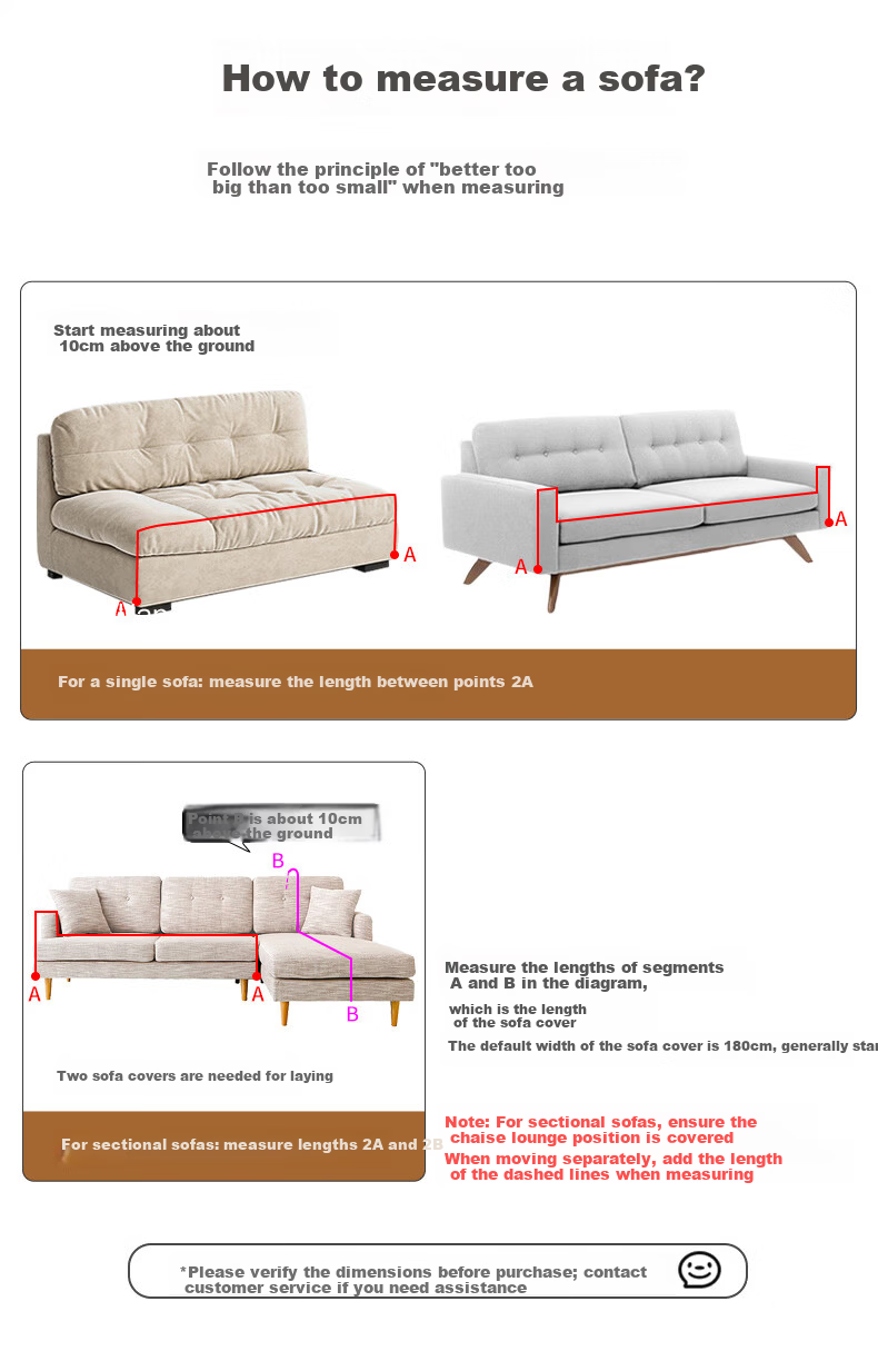 MUJI Sofa Cover Premium One-Piece Dustproof Full Cover Sofa Slipcover All-Season Elegant Gray 180x340cm 5