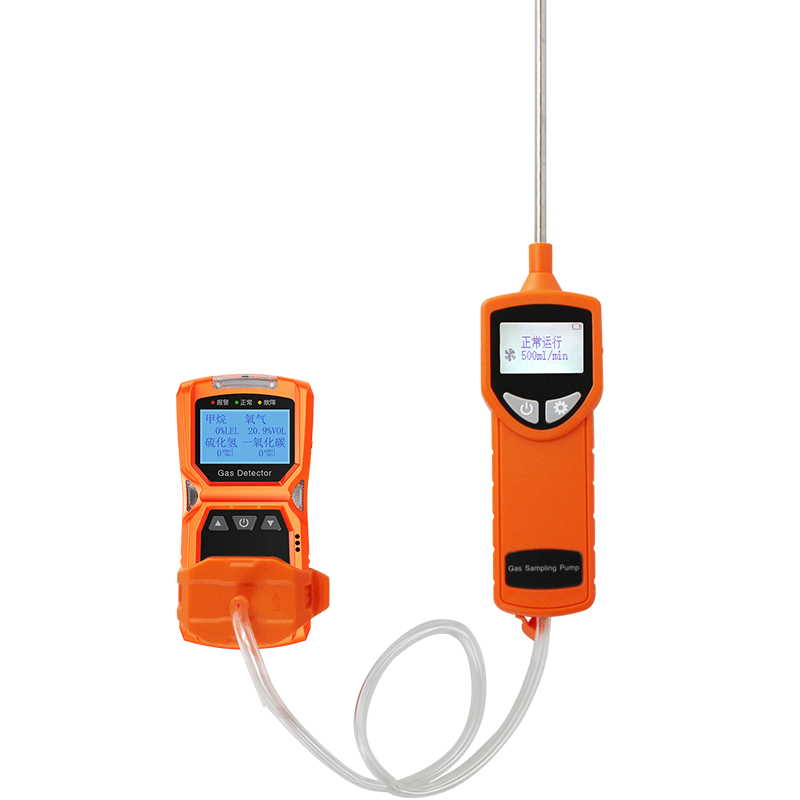 EDKORS 4-in-1 Portable Gas Detector Combustible Oxygen CO Hydrogen Sulfide Confined Space Toxic Gas Alarm