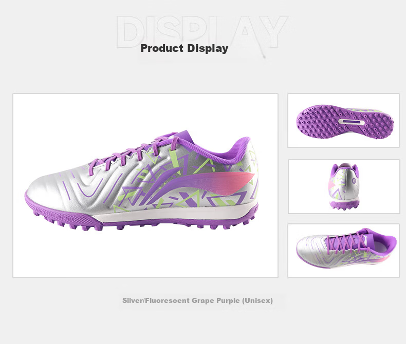 LI-NING Football Shoes TF Turf Studs Children's Professional Youth Adult Training Sports Competition Sneakers 8