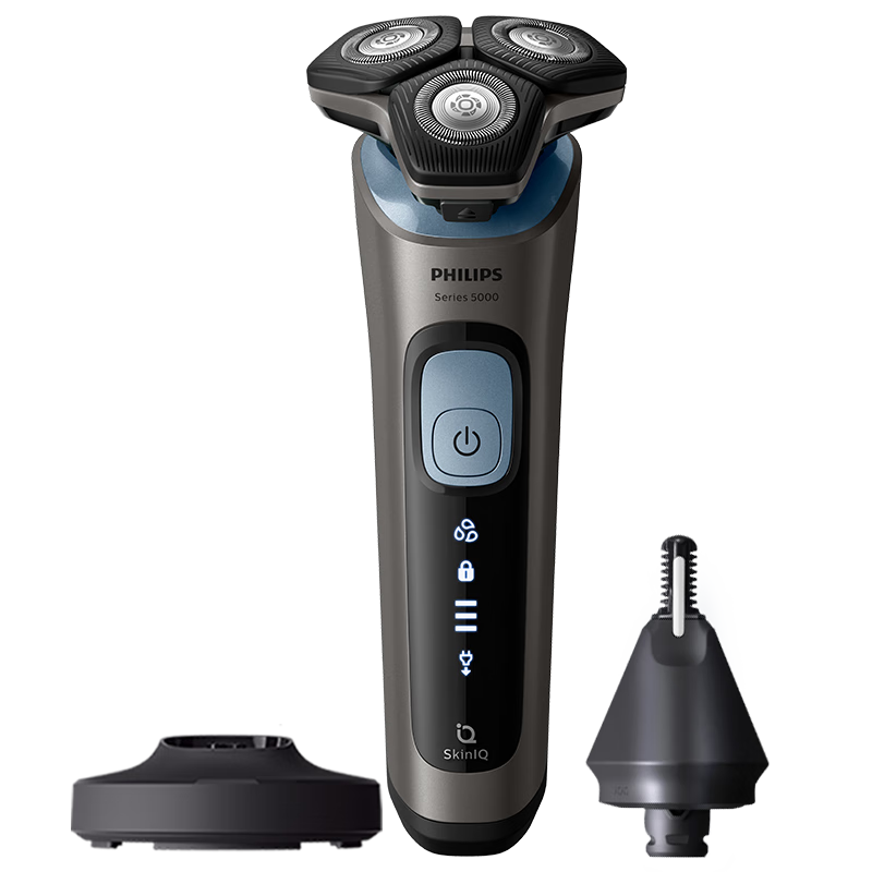 PHILIPS [Mid-Autumn Festival Gift] Self-Operated Electric Shaver, Rotating Guard Series Pro+, SkinIQ Smart Razor, Birthday Gift for Men, Fathers, And Husbands