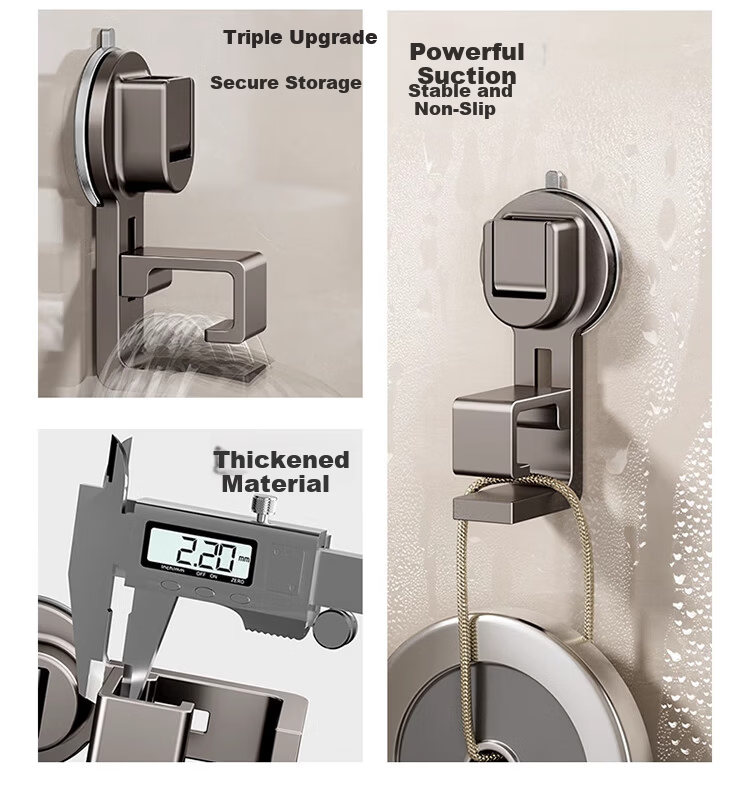 Xinpei Stainless Steel Wall-Mounted Hook for Bathroom Sink, No Drilling Required, Storage Rack for Washbasin And Bathtub 3
