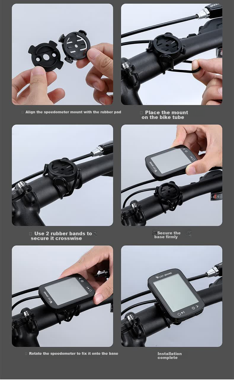 WestBiking XQ2 Road Bike GPS Smart Wireless Speedometer Quick Connect Mountain Cycling Odometer Cycling Device 5