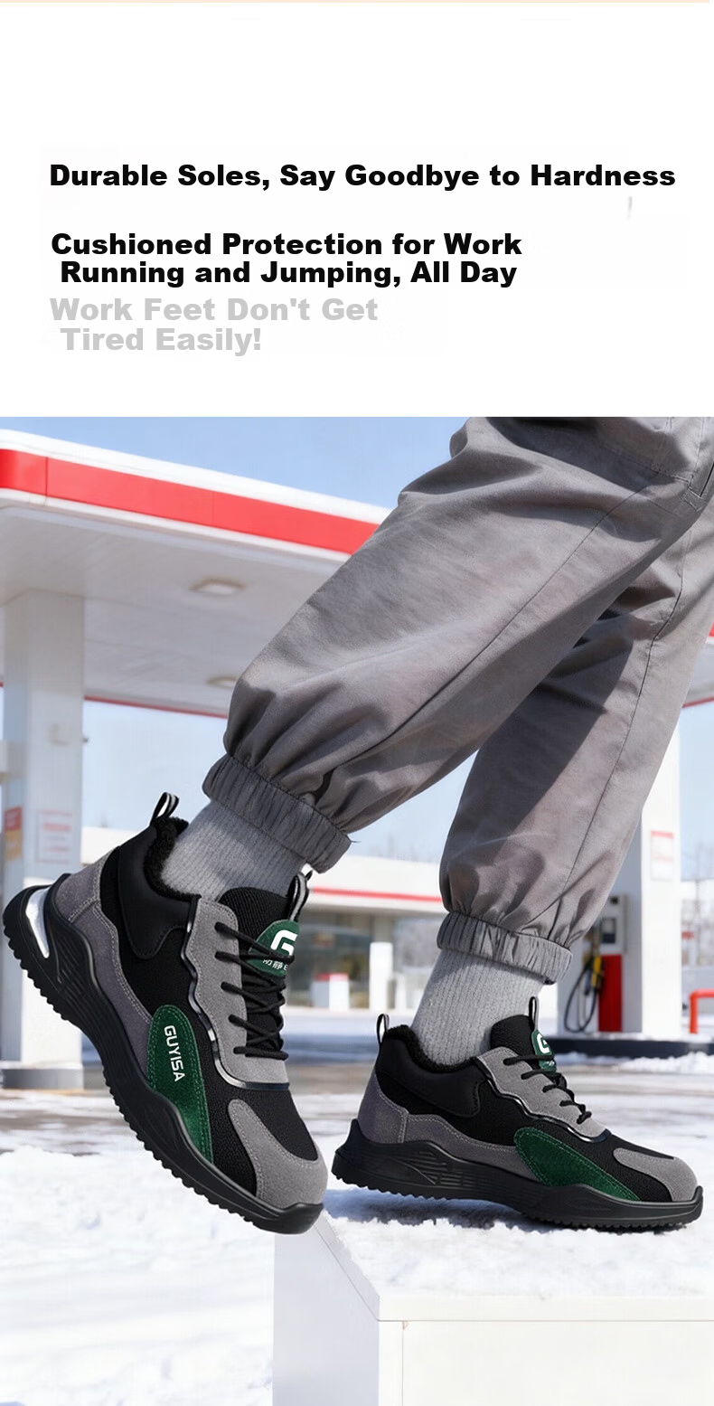 Jingtu Anti-Static Safety Work Shoes Unisex Steel Toe Anti-Smash Puncture-Resistant Ultra-Light Model 2095SA Size 41 6