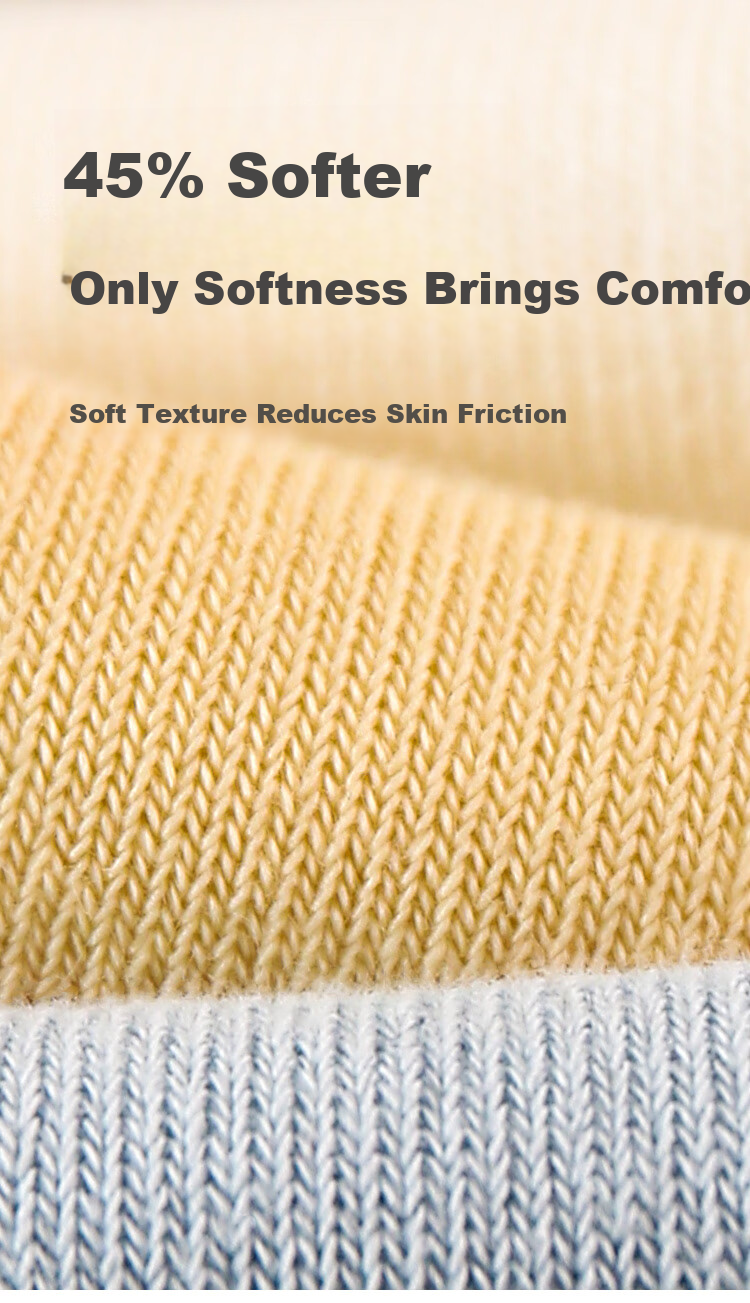 Five Cotton 3 Pairs Baby Socks Autumn Winter Anti-Mosquito Long Tube Combed Cotton Children's Socks Baby Loose Top Non-Tight Class A 2