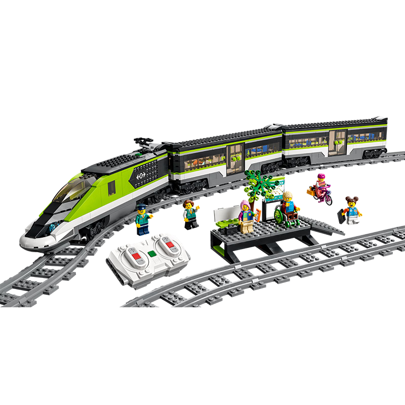 LEGO City 60337 Express Passenger Train Building Set, Boys And Girls Children's Toy, Birthday Gift, Home Decoratio