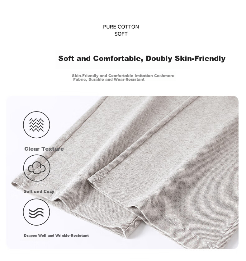 Baleno High-Quality Casual Glutinous Rice Pants for Women, New Spring And Autumn 2025 Collection, High-Waisted Draping Loose-Fit Wide-Leg Trousers with a Relaxed Style 5