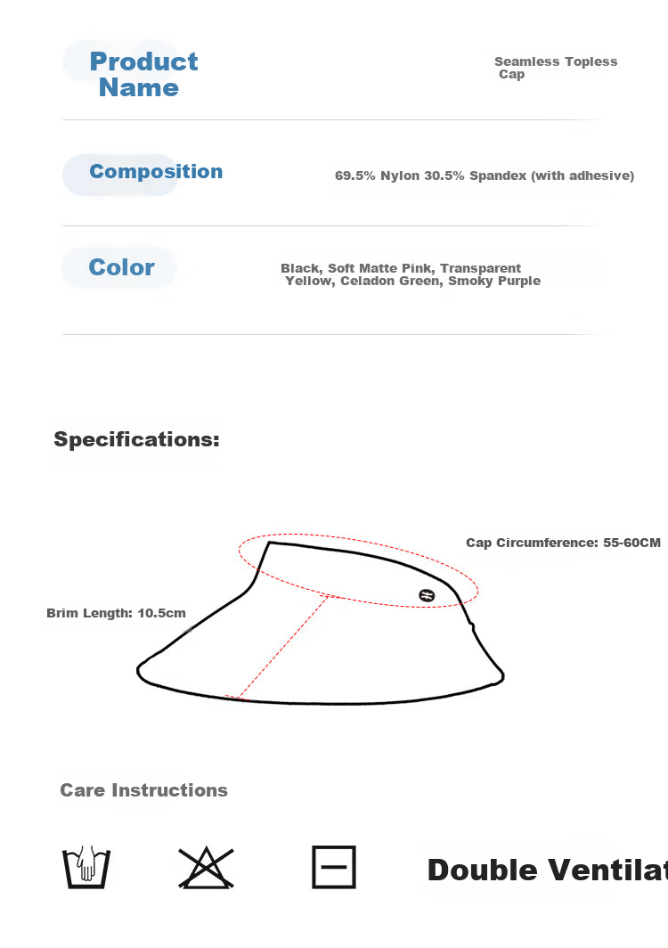 Zhenxiang Women's Spring Summer Solid Color Versatile Fashion Seamless Topless Sun Protection Sports Cap UV Protection K751 10