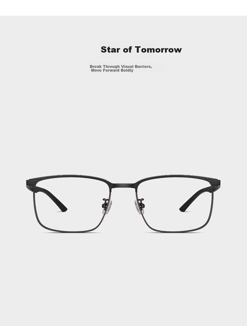 CAPONI Men's Reading Glasses Imported Multifocal Genuine High-end Carbon Fiber Auto Zoom HD Blue Light Blocking Presbyopia Glasses 12