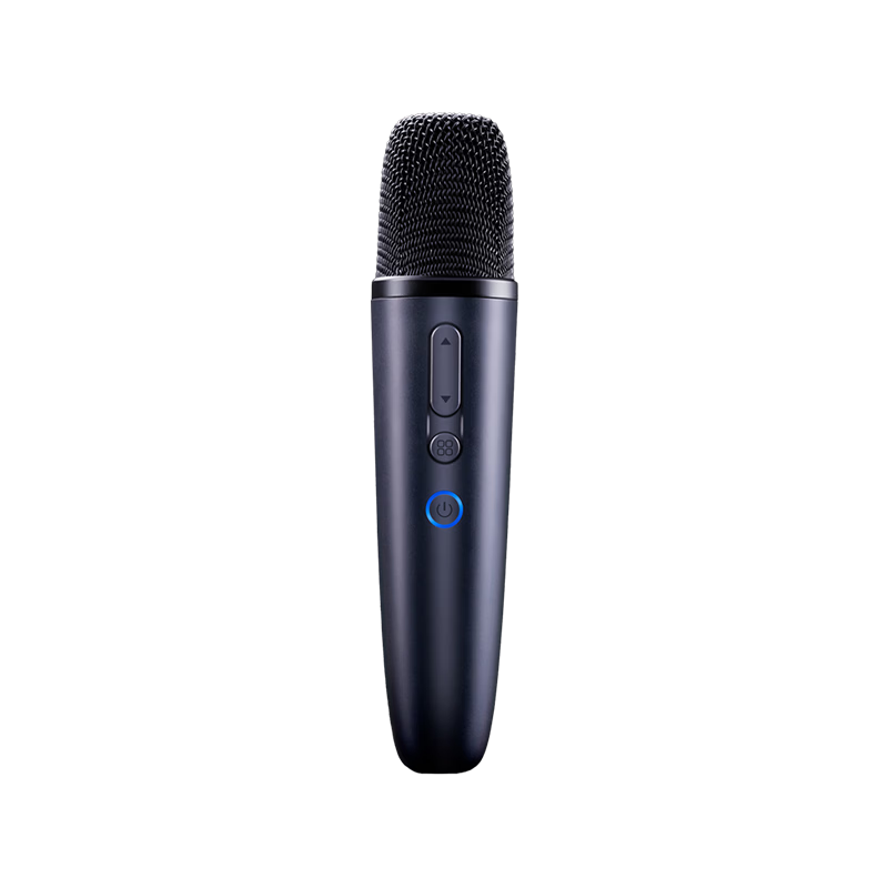 Pure Wireless Microphone KTV Singing Microphone Home KTV Xiaomi TV TCL Microphone Outdoor Speaker Dedicated Q1PRO Carbon Gray Blue Single