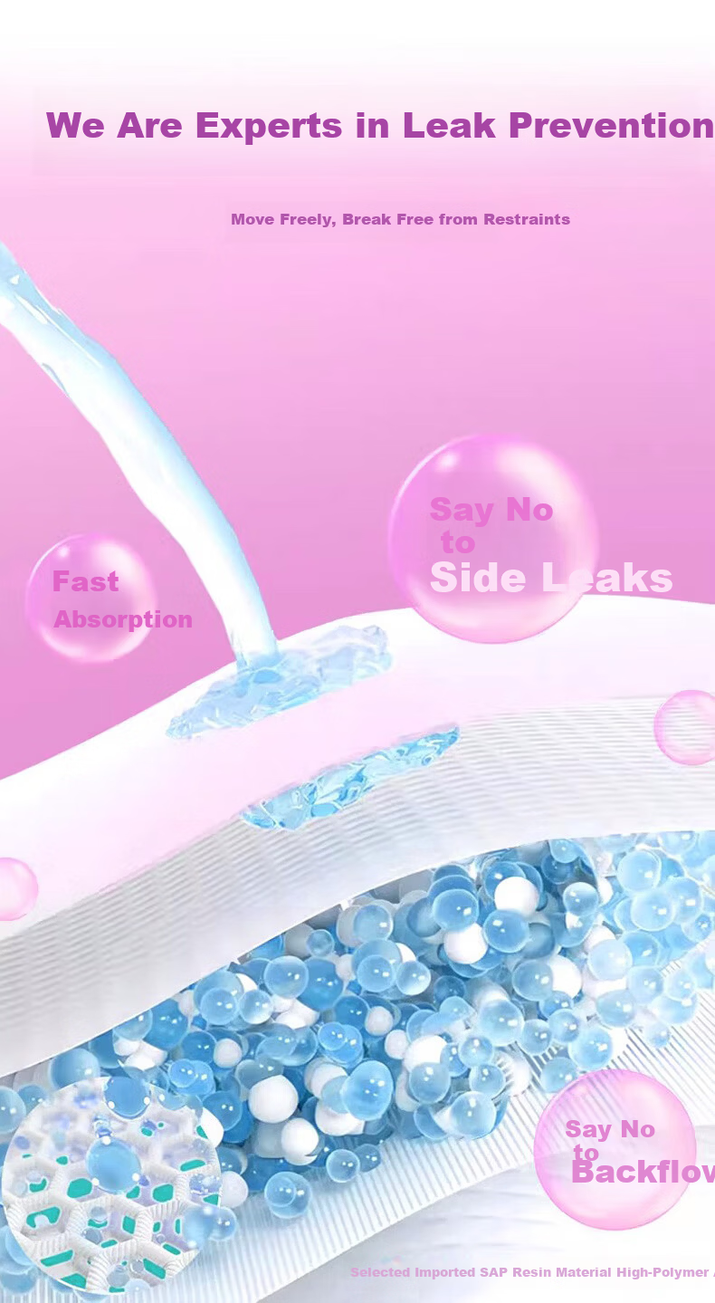 Suiyi Xinhua Suiyi Sanitary Napkins 360mm Extended Day and Night Use Sterile Velvet Ultra-Thin Leak-Proof Menstrual Pads 1 Pack 7