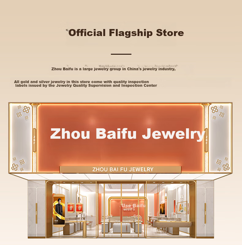 Chow Tai Fook Hetian Jade Four-Leaf Clover Silver Bracelet for Women Luxury Jade Beaded Bracelet Ring Birthday 520 Valentine's Day Gift for Girlfriend 10