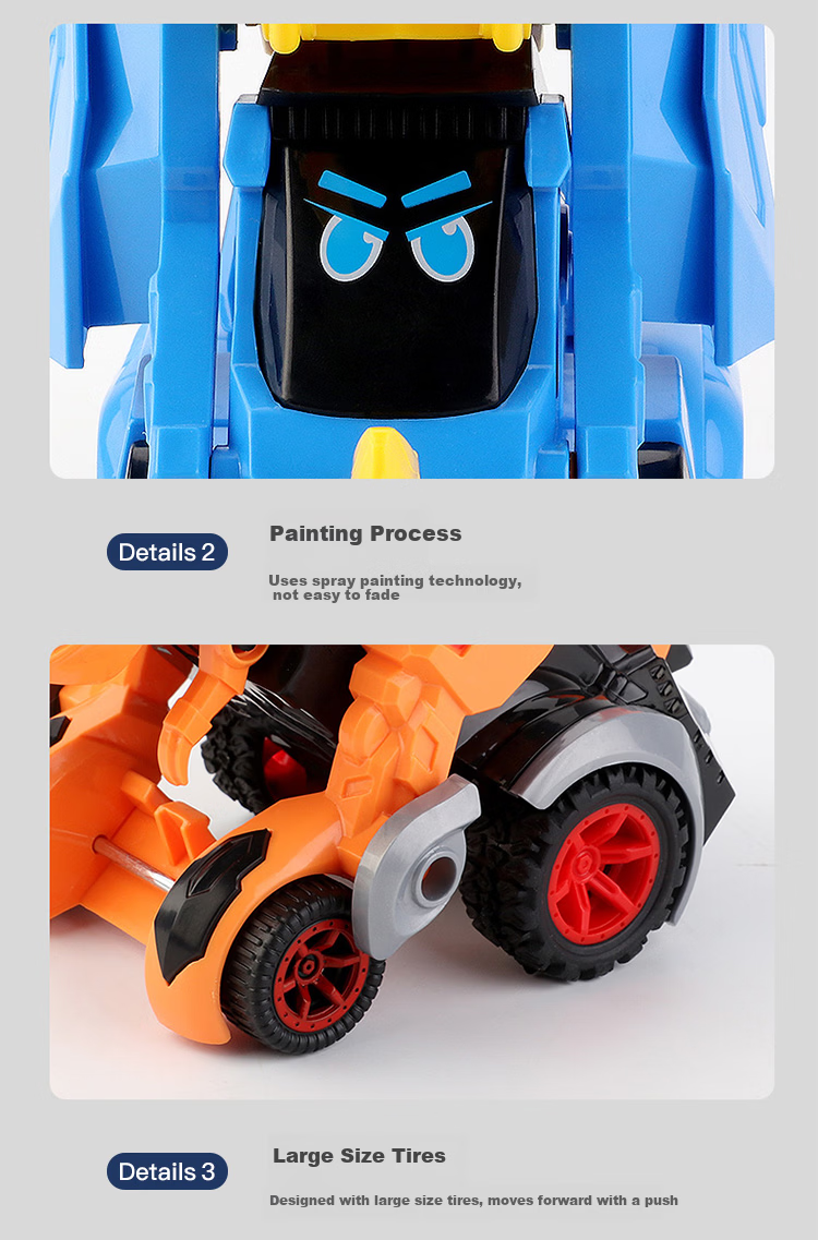 Martin Brothers Kids Toy Car Launch Track Transforming Big Truck 3-6 Years Engineering Vehicle Toy Boys Birthday Gift 9
