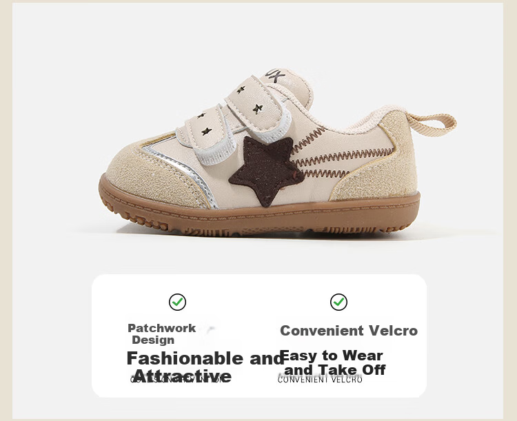 ThomBaker Baby Toddler Walking Shoes Spring Fashion Non-slip Soft Sole Colorful Size 16 22