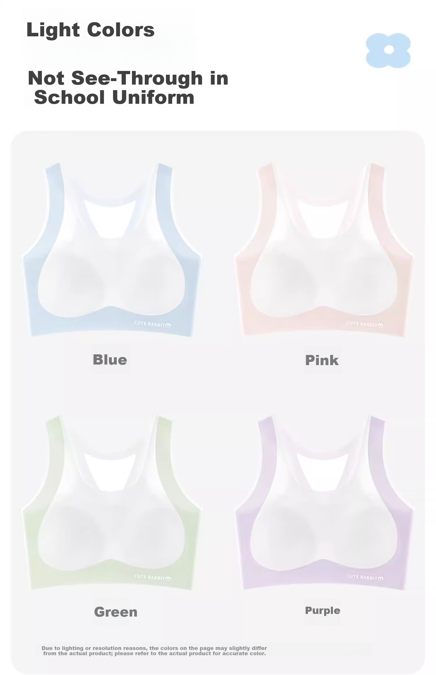 LangSha Girls Sports Bra Development Period High School Student Youth Junior Student Children's Large Child Tank Top 20
