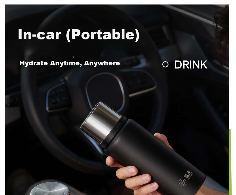 Fuguang 316L Stainless Steel Insulated Water Bottle Large Capacity Thermal Cup Full Steel Tea Separation Outdoor Men's Cup 20