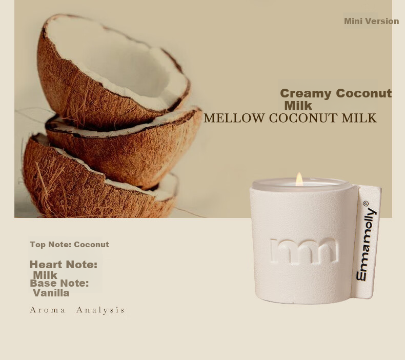 Emma Molly Emotional Confession Aromatherapy Candle 60g Bedroom Bathroom Fragrance Birthday New Year Niche Gift Practical for Women 19