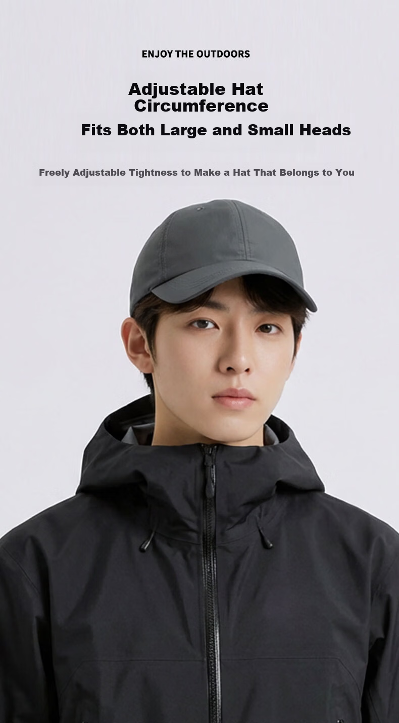 CARTELO Breathable Quick-Dry Baseball Cap Unisex Sun Protection Summer Outdoor Sports Running Duckbill Sun Hat 9