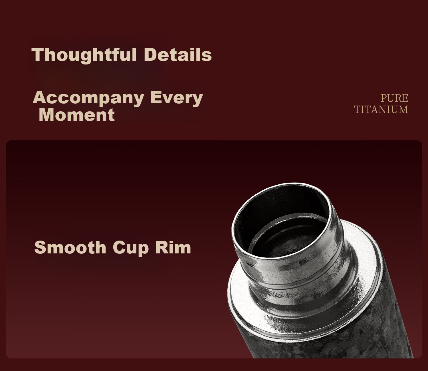 Dakama Year of the Horse Limited Edition Pure Titanium Stew Tea Cup Men's Business Tea Water Separation Brewing Cup High-Value Insulated Hot and Cold Gift Titanium Cup 23