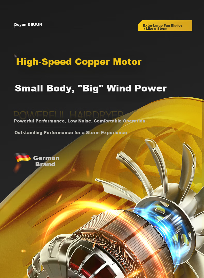 Deyun Handao Violent Fan Car Wash Storm Snow Turbo Industrial Blower High Power Strong Blower Dust Blower 5