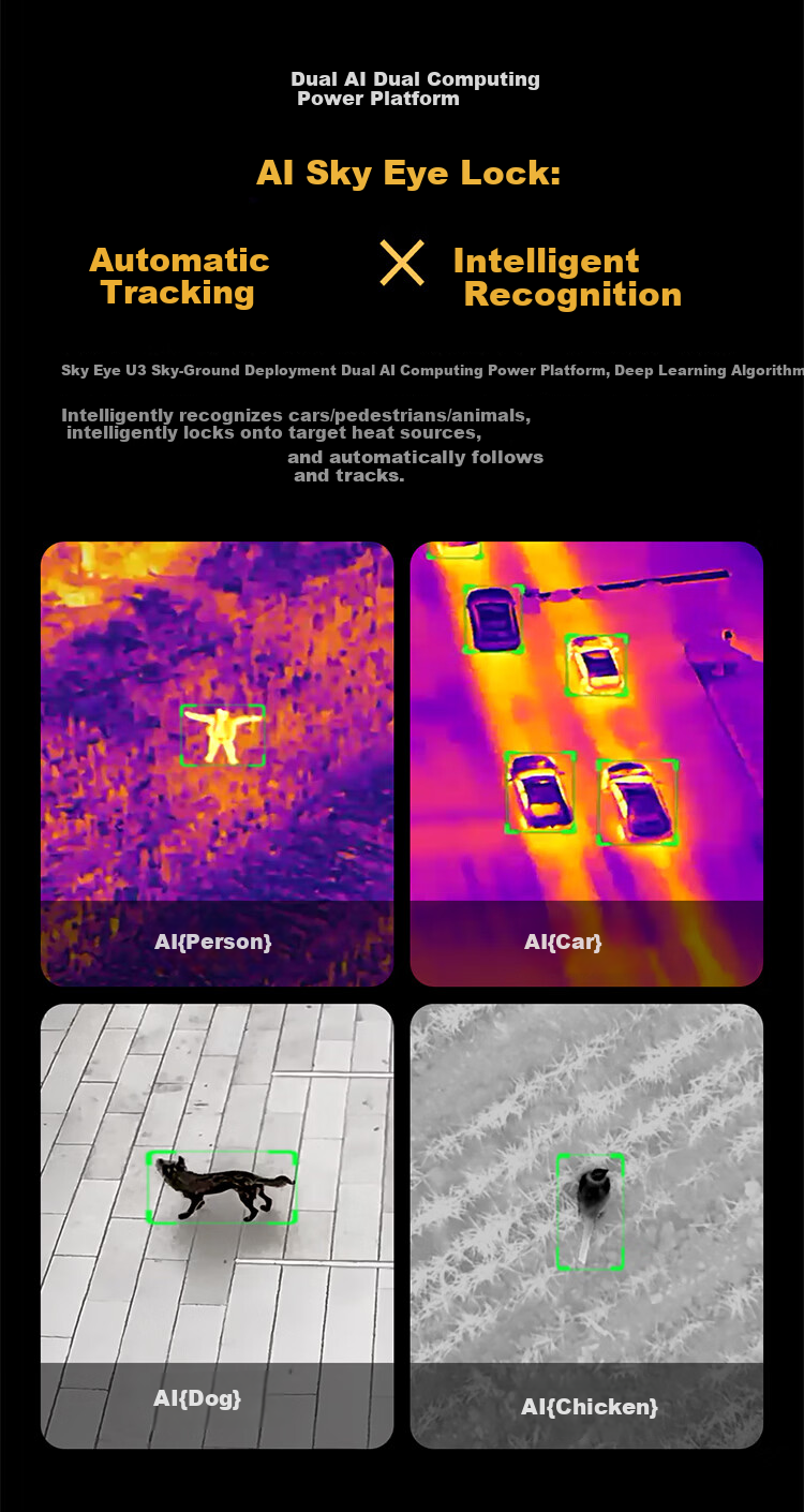 Tianyan U3-A3 Drone Thermal Imaging Flagship Aerial Photography High-Definition Camera Professional Wanzhou Gimbal Thermal Night Vision Device 14