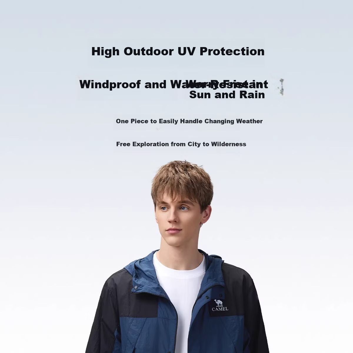 CAMEL Outdoor Sun Protection Jacket 2026 Spring Summer New UPF700+ Unisex Cooling Windproof Water-Repellent Sports Jacket 5024 1