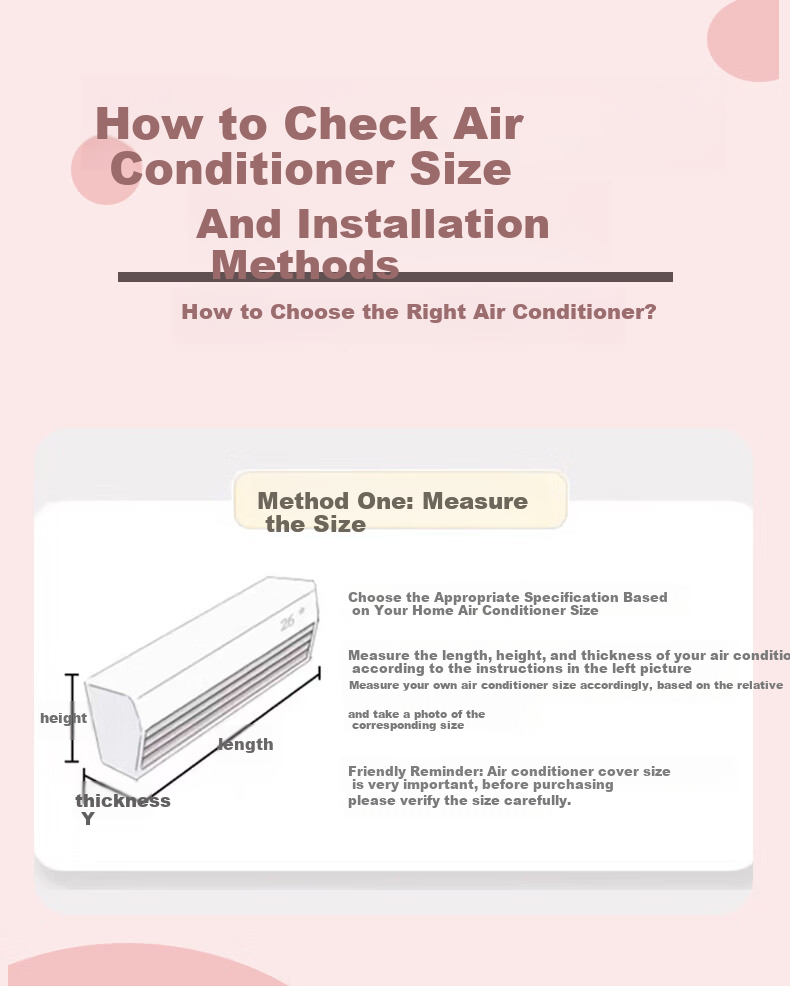 Gusenzhe Air Conditioner Cover, Dust Cover for Wall-Mounted Units, Universal Anti-Direct Blowing Windshield Cover, Air Outlet Windshield Cover, Postpartum And Infant Windproof Cover, Thickened Double-Layer Long Mesh, 94CM Inner 12
