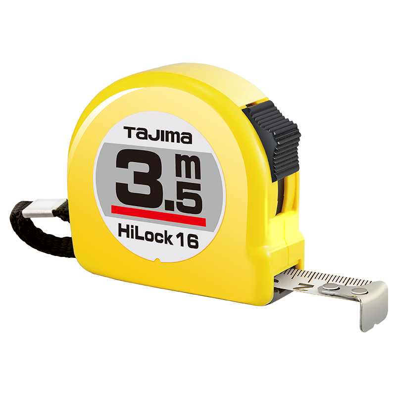 TAJIMA 3.5-Meter Steel Tape Measure, Box Ruler, Meter Ruler, Carpenter's Ruler, Metric, 16mm Wide, 1001-0033