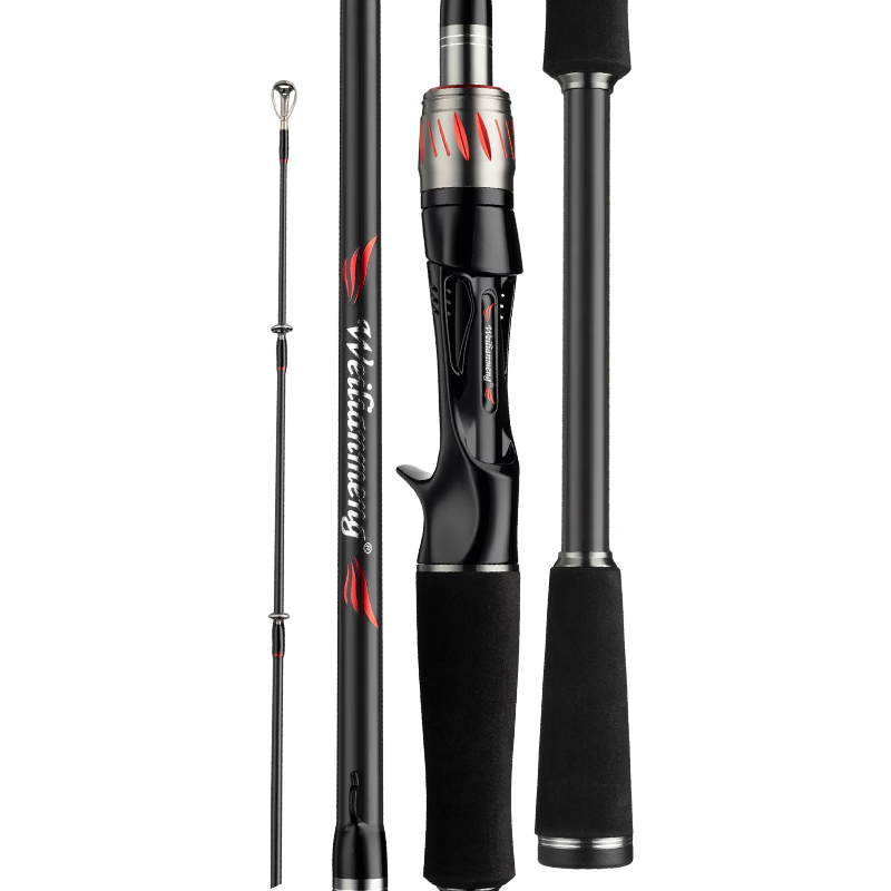 Wei Alliance 1.9m MH Tuning Gun Handle Lure Rod Smooth Casting Rod Long Cast Versatile Perch and Black Bass Fishing Rod