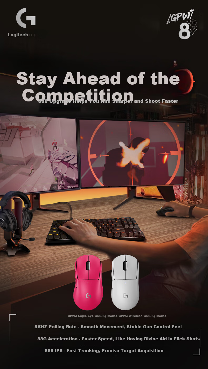 G GPW 2nd Gen King Kong Edition Wireless Gaming Mouse GPW2 Ergonomic Lightweight Black Exclusive for Self-operated No.1 Member Store 1