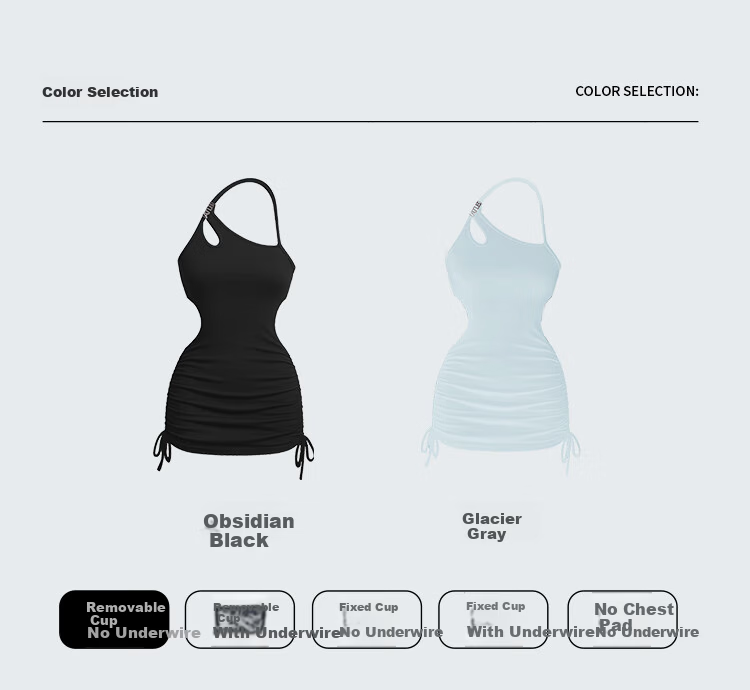 AtlanticBeach 2026 New Hollow Out Cross Strap Halter One-Piece Swimsuit for Women Vacation Hot Spring Skirt-Style Swimwear Premium Feel 7