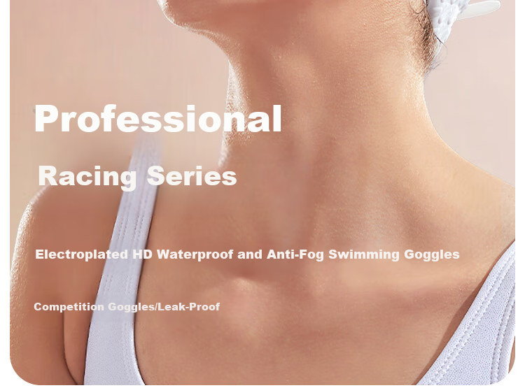 PULASSI Women's Swimming Goggles HD Waterproof Professional Racing Clear Vision Premium Colorful JD Self-operated 500 Degree 1