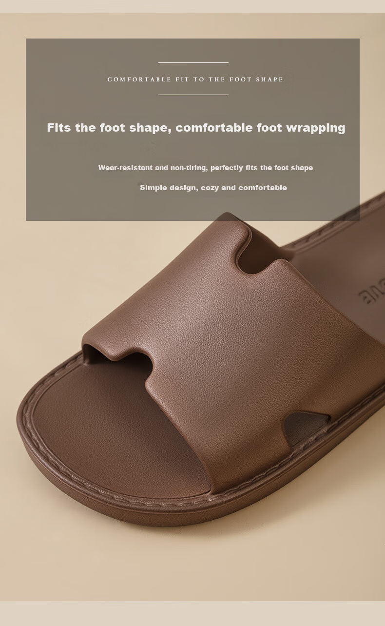 FOOTOPPO EVA Indoor Home Slippers for Men and Women, Odor-Resistant, Non-Slip Bathroom Slippers 4