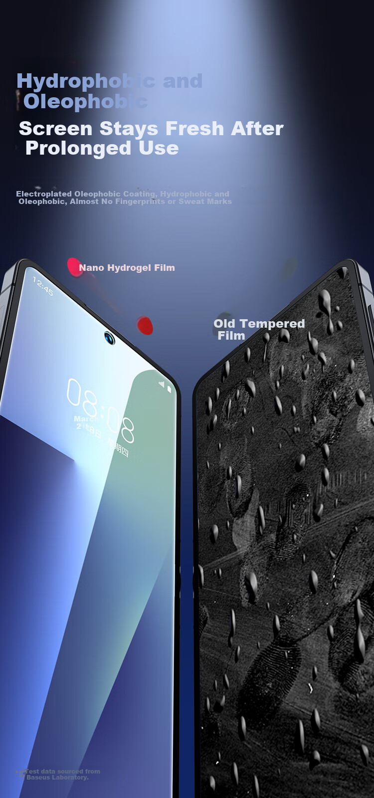BIAZE [Nano Full Screen] Samsung Z Flip7 Hydrogel Film Soft Screen Protector [Inner and Outer Film Set] HD Scratch-Resistant Durable Non-Tempered Protection JM1019 6