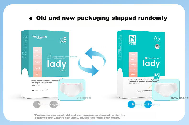 NolansenDi [100% Cotton] Women's Disposable Underwear Maternity Wash-Free Portable Travel Individually Packaged 10-Pack White Size M 1