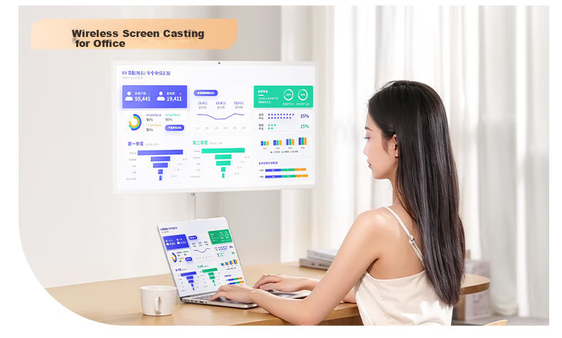 Skyworth 32-inch Portable TV Friend Machine Mobile Smart Screen Learning Tablet All-in-One Wireless S20PRO Monitor AI Upgrade Gift for Girls 29
