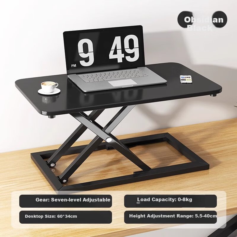 Qiyinge Standing Workbench Desktop Computer Desk Height Adjustable Laptop Office Desk Table 3