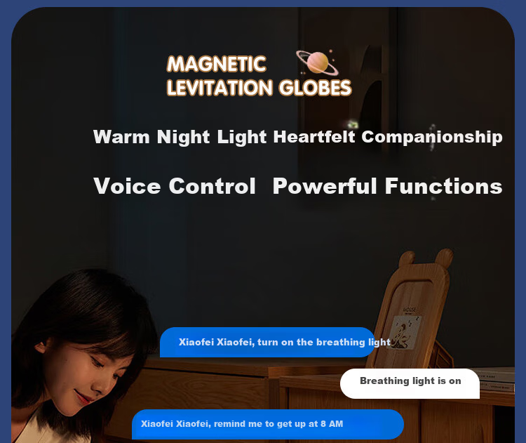 Mi Xiaoshu Magnetic Levitation Globe Children's Toy Boys Girls Children's Day Junior High Birthday Gift Bean Bag AI Smart 8