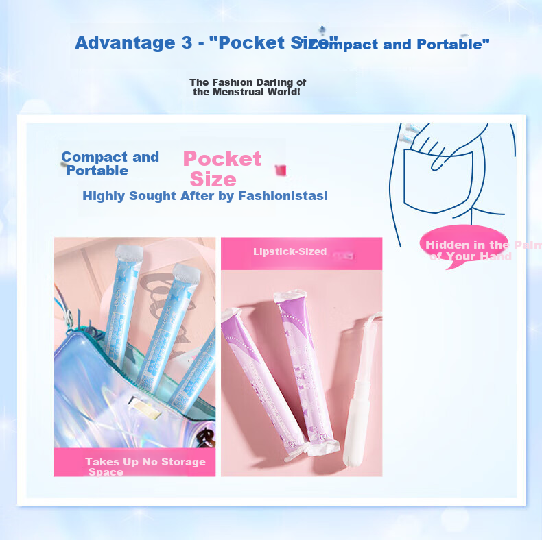 Unicharm Tampons Easy Insert Internal Tampons Light Flow Pink 10pcs 6