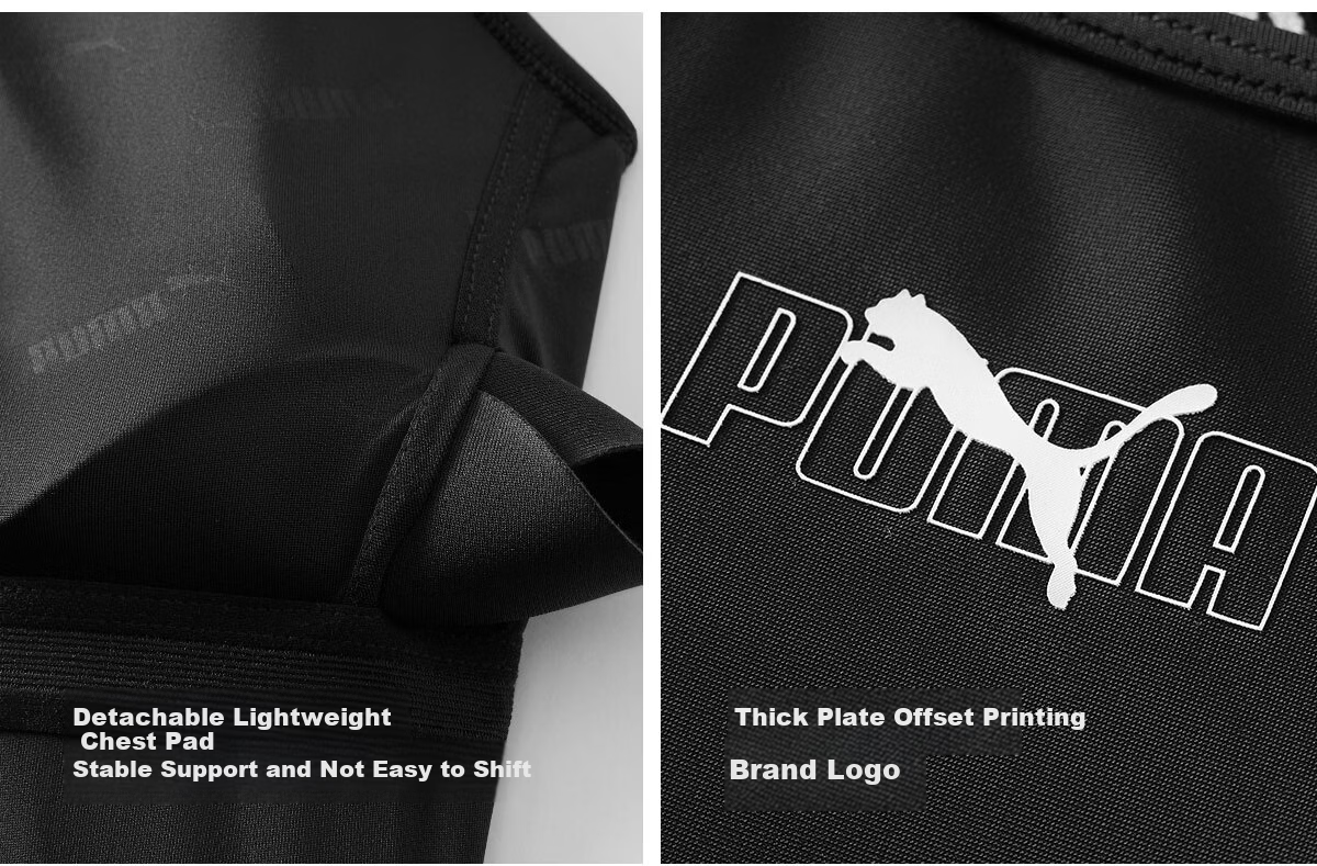 PUMA Women's High-Waist Five-Point One-Piece Swimsuit UV Protection Slimming Back Covering Professional Swimwear for Spa and Swimming Pool 26