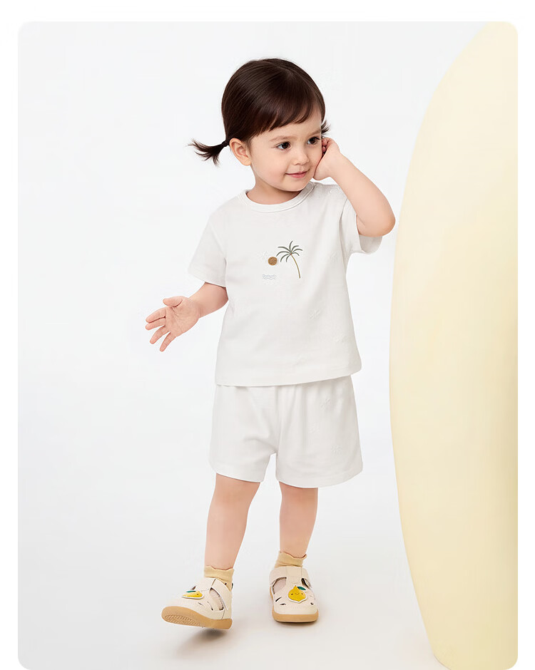 Balabala【balaOne】Baby Short Sleeve T-Shirt Set Infant Summer Outfit 2026 Cute Fashionable Adorable 20